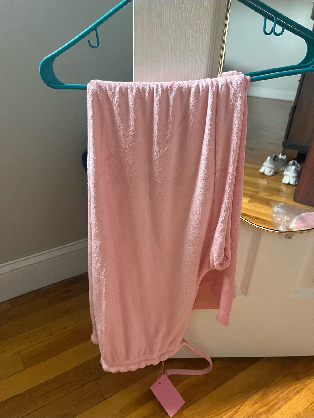 Women’s Pink Terry Lounge Pants — image 5 of 5